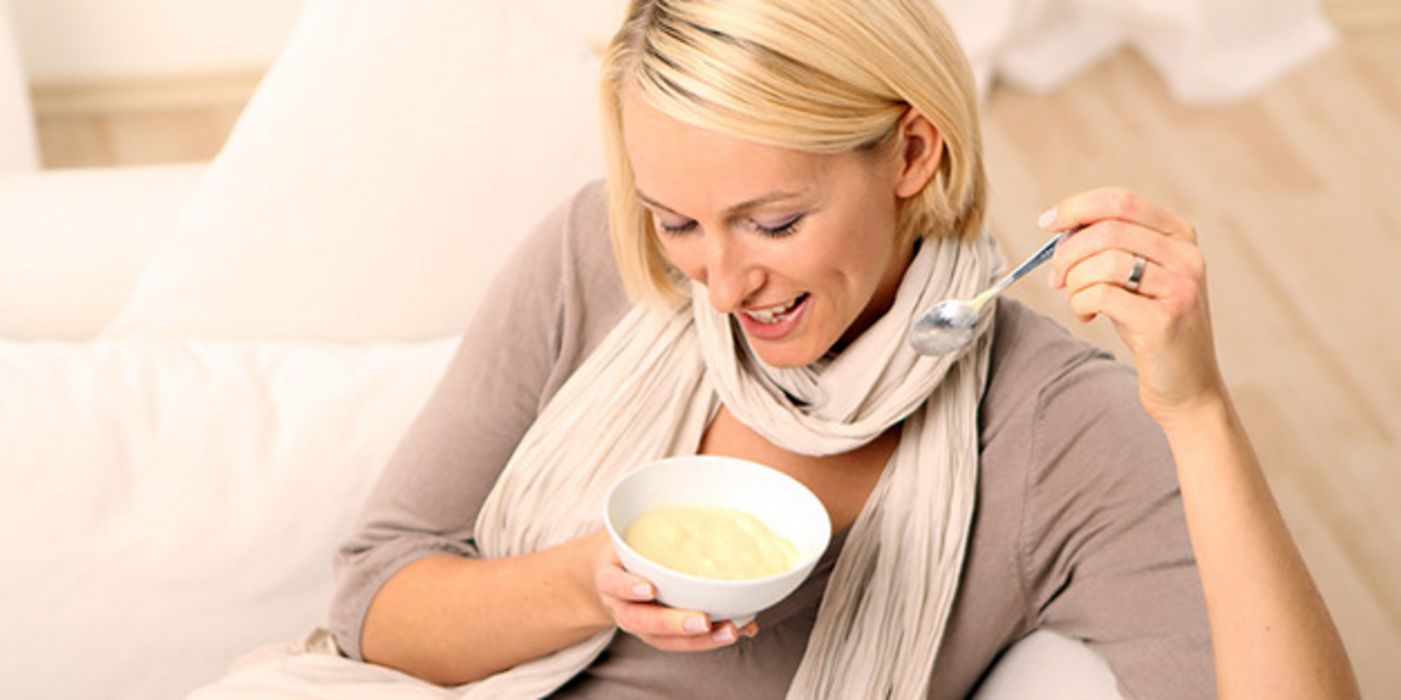 Es könnte der Stimmung guttun, häufiger mal fettarme Milchprodukte wie Joghurt zu essen.