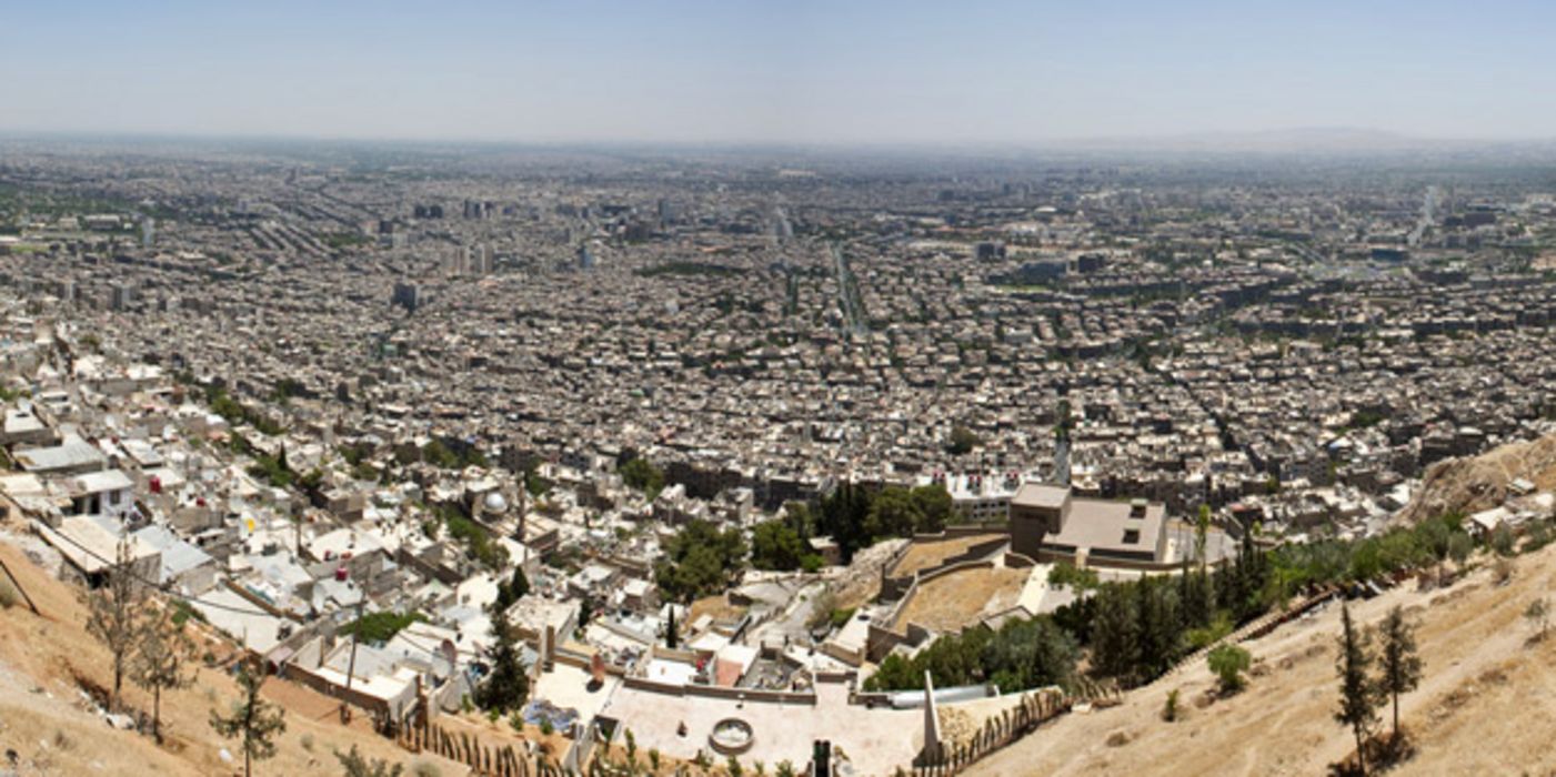 Blick über die Dächer von Damaskus