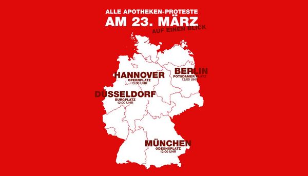 Apotheken-Protest am 23. März: Warum viele Apotheken geschlossen bleiben