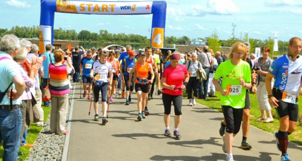 Teilnehmerfeld beim WDR 4 Walking Day.