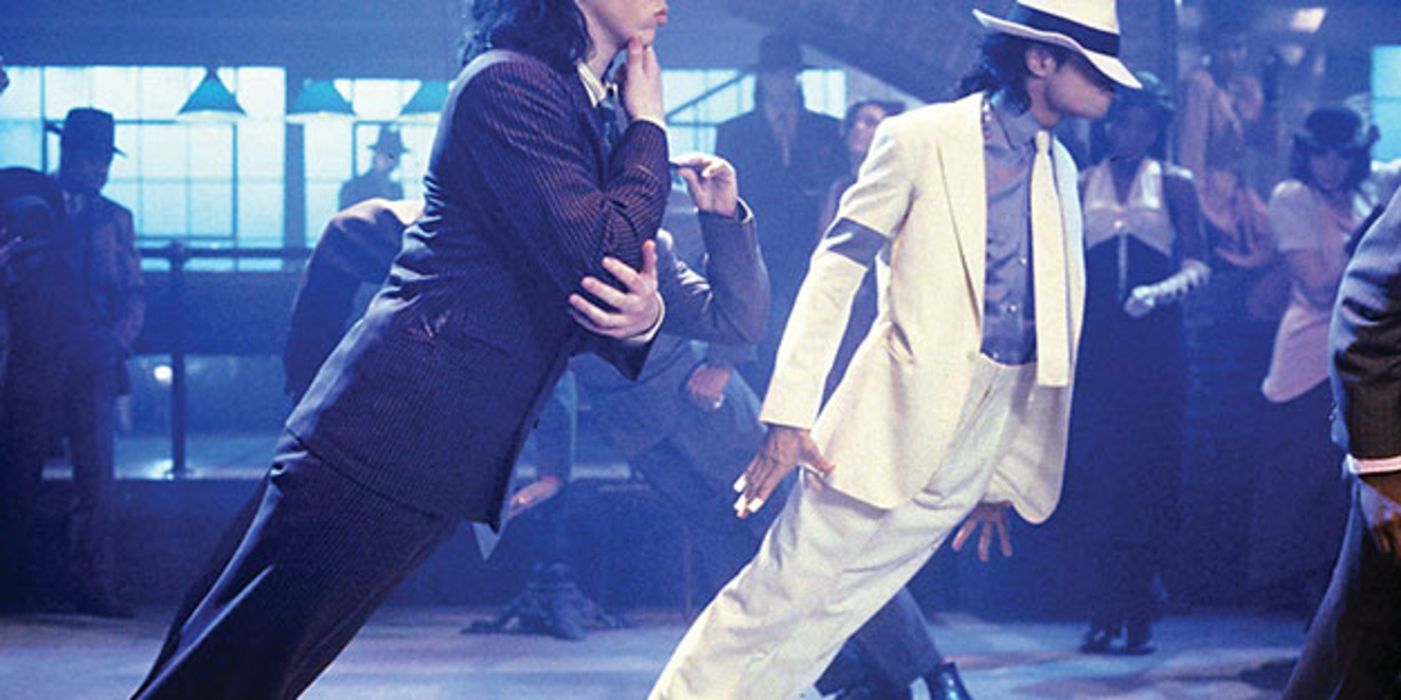 Michael Jackson hat bei seiner Vorwärtskippe getrickst.