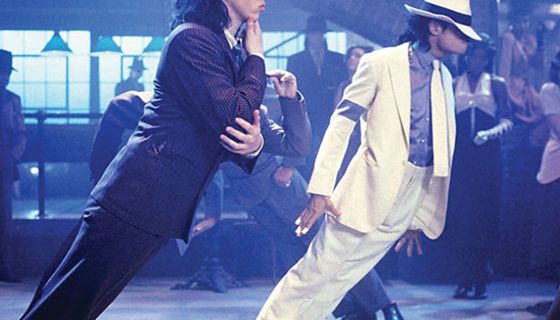 Michael Jackson hat bei seiner Vorwärtskippe getrickst.