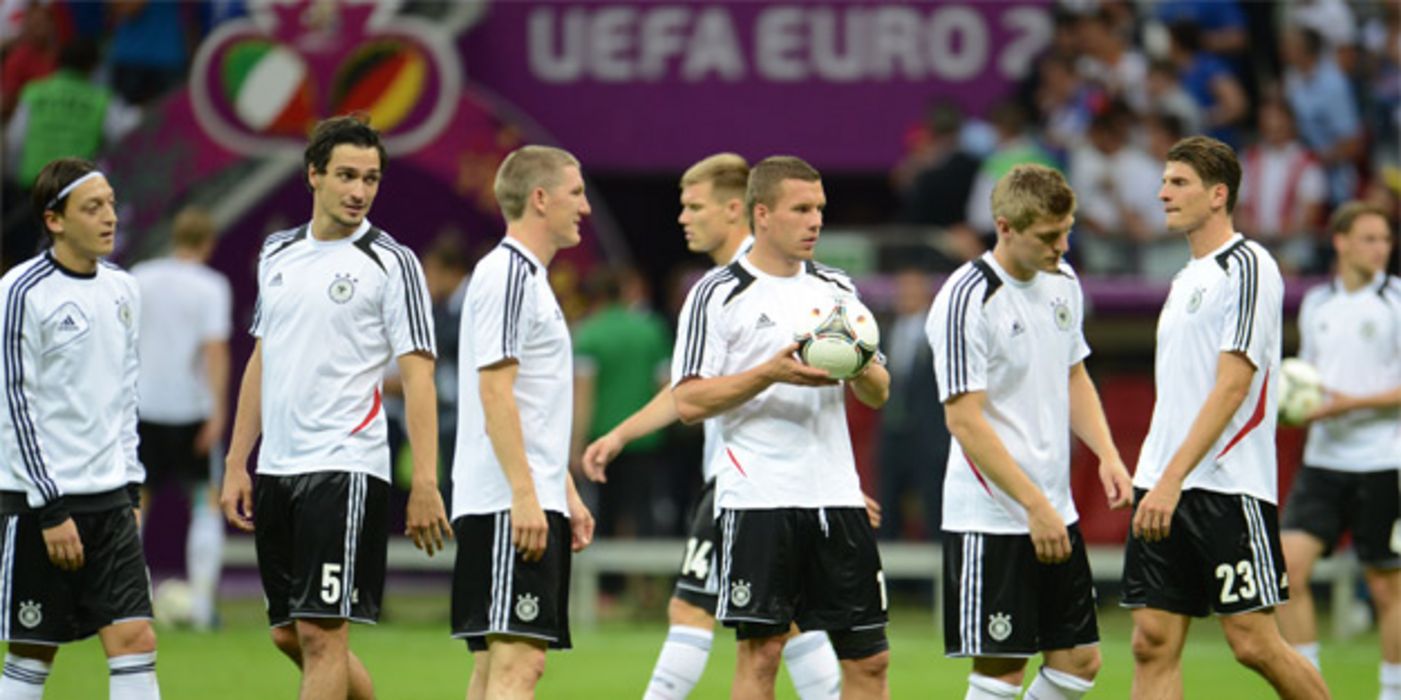 Deutsche Fußball-Nationalspieler vor dem EM-Halbfinalspiel gegen Italien