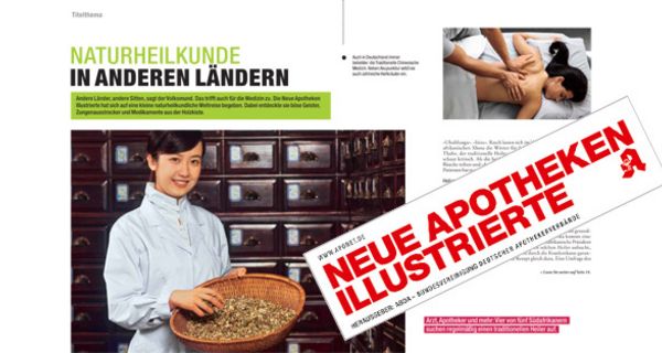 Blick ins aktuelle Heft, Titelthema "Naturheilkunde in anderen Ländern"