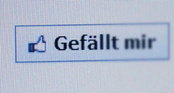 Screenshot eines "Gefällt mir"-Buttons von Facebook