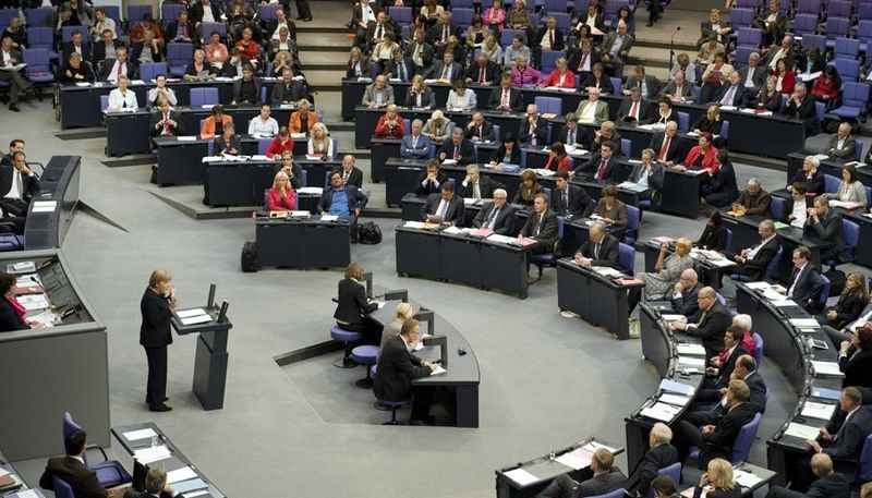 Blick ins Plenum des Deutschen Bundestags