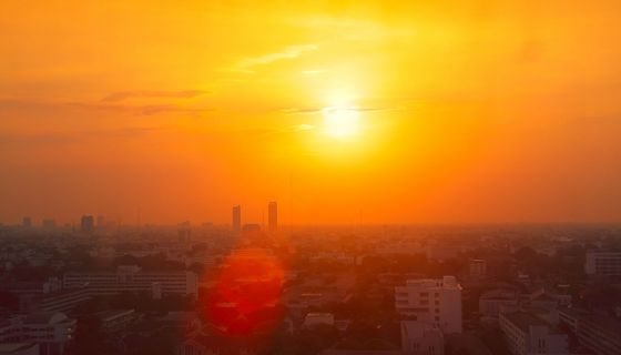 Stadtansicht in Thailand.