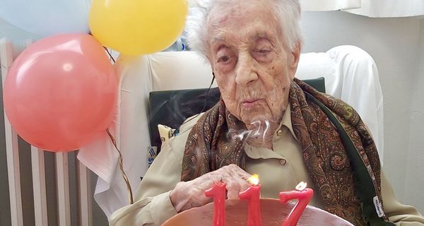 Maria Branyas Morera an ihrem 117 Geburtstag