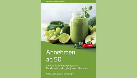 Titelseite des Buchs "Abnehmen ab 50" von Joachim Westenhöfer.