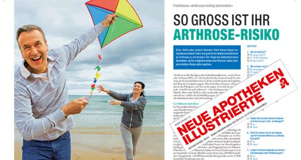 Der Titelbeitrag der aktuellen Ausgabe der Neuen Apotheken Illustrierten erklärt, wie Arthrose heutzutage behandelt wird.