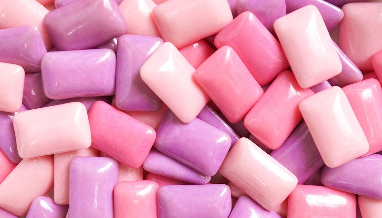 Bunte Kaugummis.