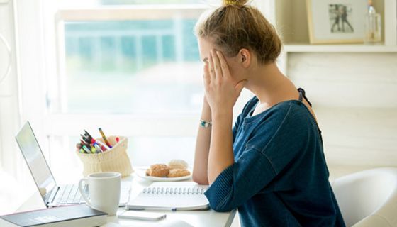 Studenten in Deutschland sind überdurchschnittlich gestresst.