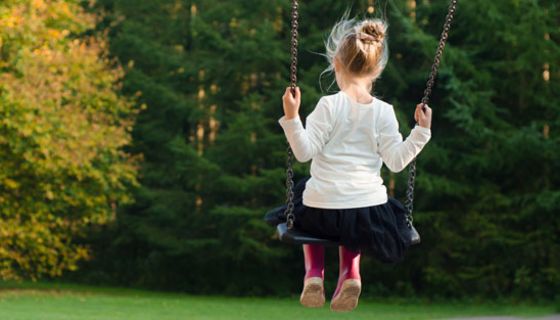 Kinder, die im Grünen aufwachsen, leiden später seltener unter Depressionen.