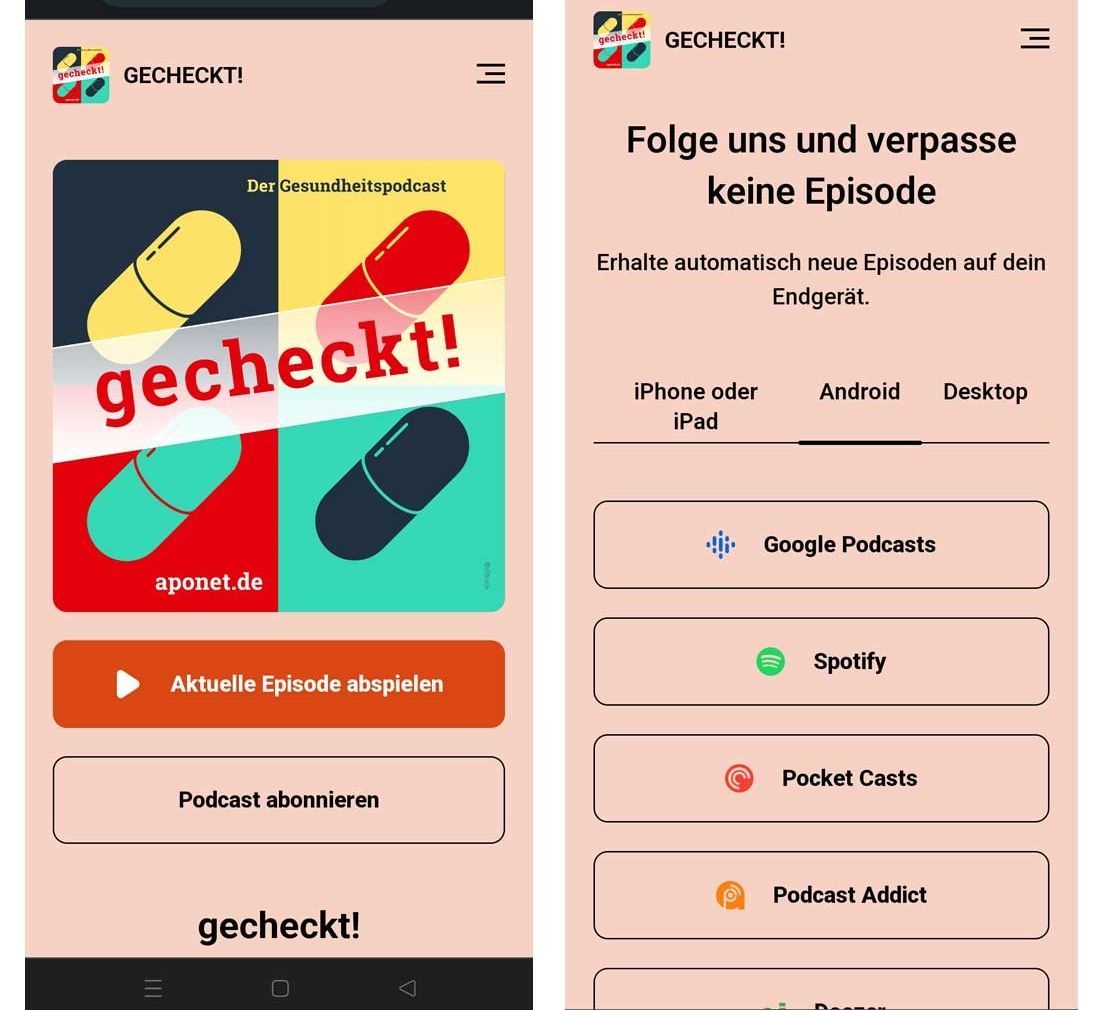 podcast Abo mobil