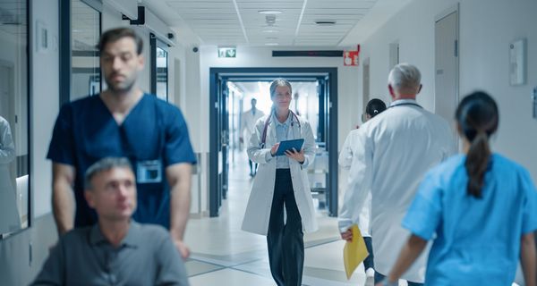 Ärzte und Pfleger auf Station