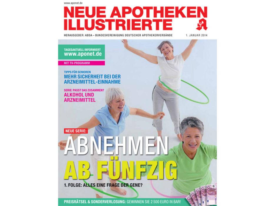 Cover der Neuen Apotheken Illustrierten vom 1. Januar 2014