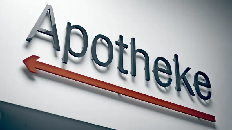 Schriftzug "Apotheke"