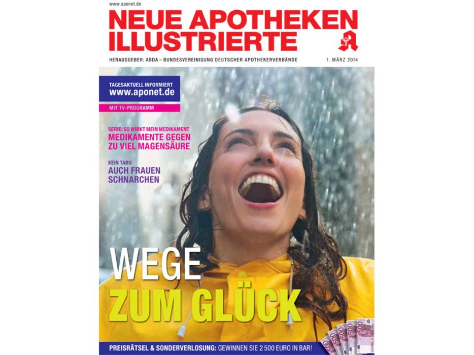 Cover der Neuen Apotheken Illustrierten vom 1. März 2014
