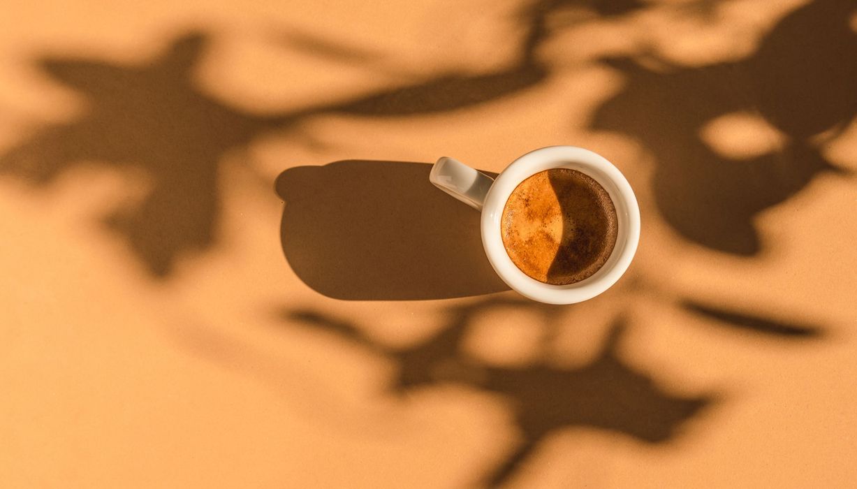 Kleine Tasse Espresso.