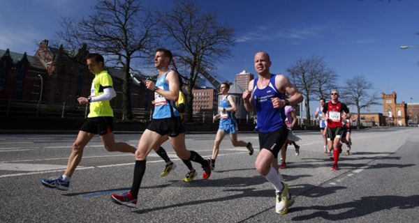 Läufer beim Marathon