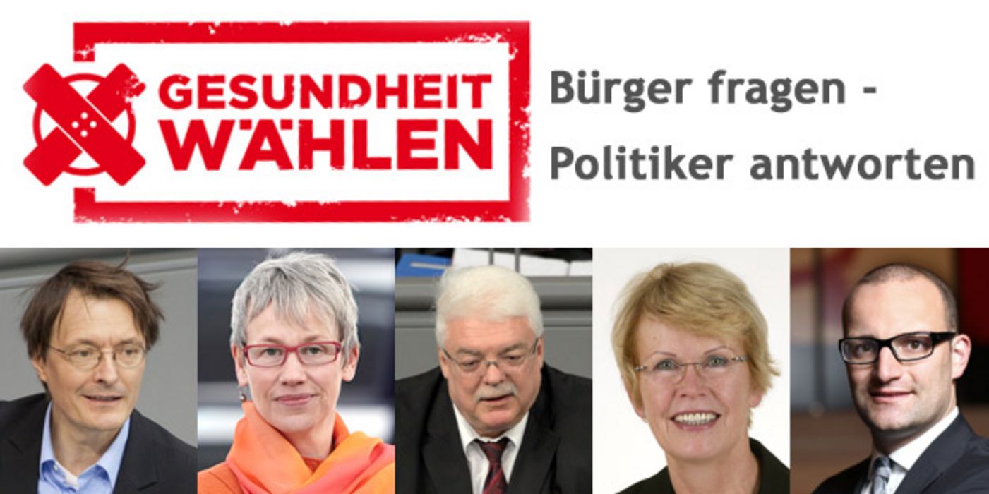 Logo der Serie "Bürger fragen, Politiker antworten"