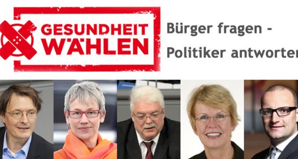 Logo der Serie "Bürger fragen, Politiker antworten"