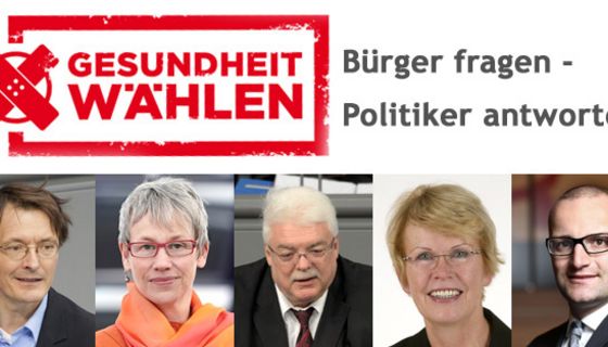 Logo der Serie "Bürger fragen, Politiker antworten"