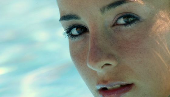 Frau, Augen im Fokus