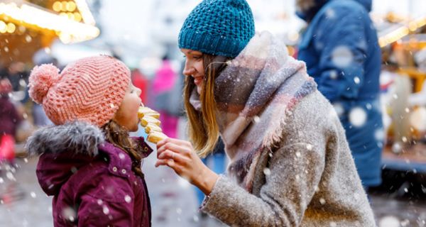 Weihnachtsmarkt: Viele Weihnachtsmärkte haben ein glutenfreies Angebot.