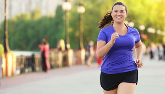 Joggen ist eine gute Möglichkeit, Übergewicht entgegenzuwirken.