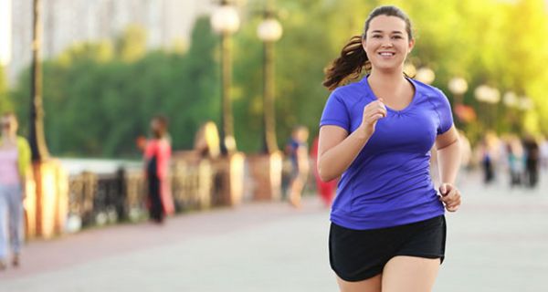 Joggen ist eine gute Möglichkeit, Übergewicht entgegenzuwirken.