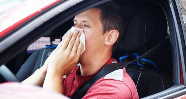 Bei fiebrigem Infekt lässt man am besten das Auto in der Garage.