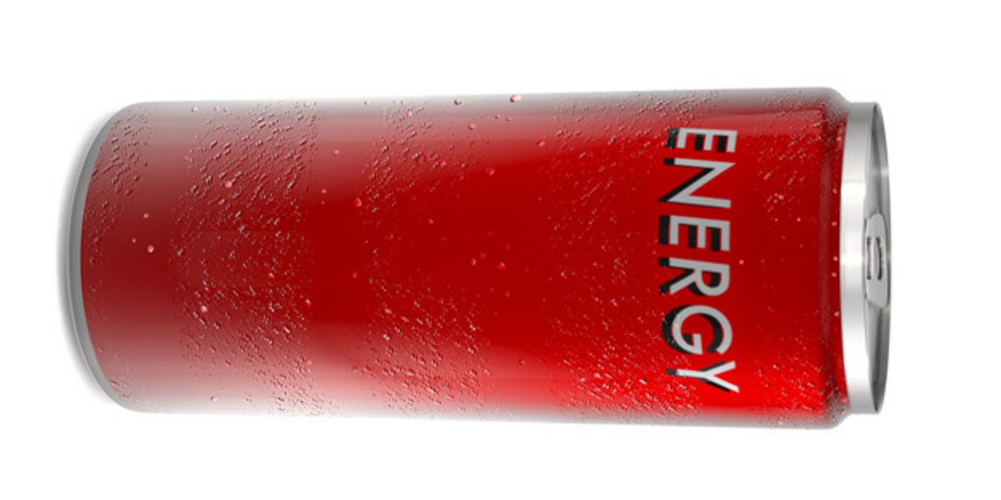Dose mit Energy-Drink