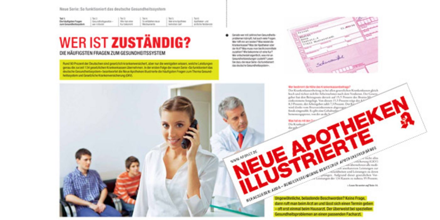 Blick ins aktuelle Heft, Titelthema "So funktioniert das deutsche Gesundheitssystem"