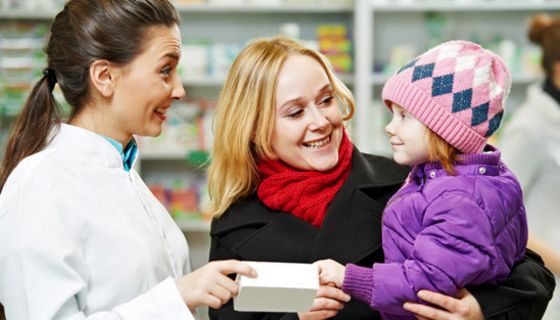 Ärzte verordnen Kindern nicht verschreibungspflichtige Arzneimittel vor allem gegen Erkältung.
