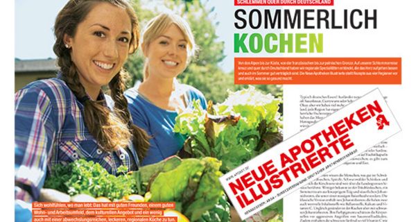 NAI Promo 1.8.2016, Titelbeitrag „Sommerlich kochen“