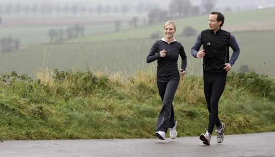Joggendes Paar