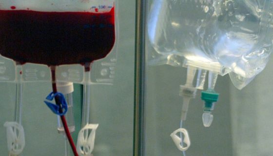 Beutel mit Blut