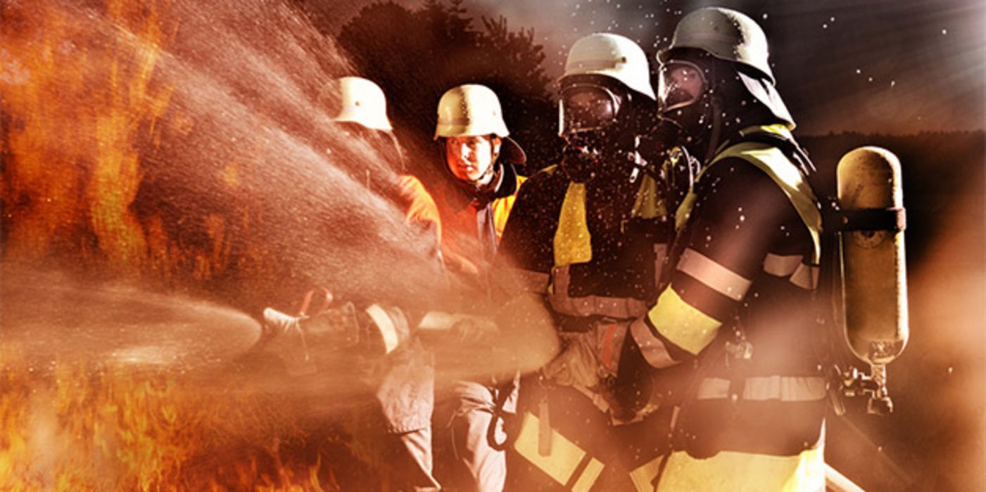 Feuerwehrleute sind besonders hohem Stress im Beruf ausgesetzt.