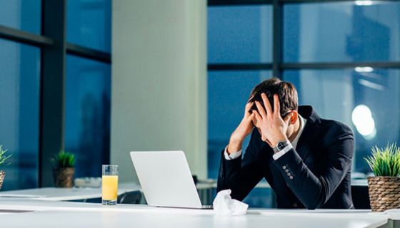 Symptome eines Burn-out-Syndroms können vielgestaltig sein.