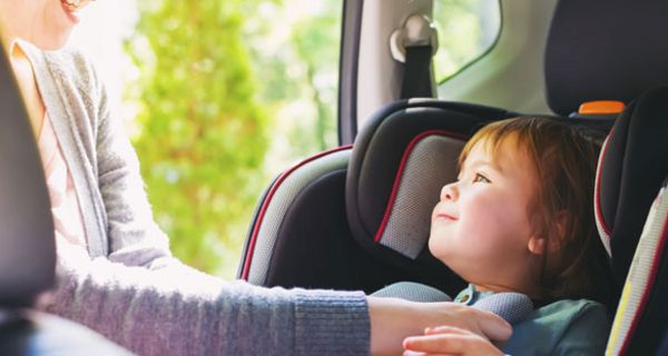 Kinder und Tiere dürfen im Sommer niemals im Auto allein gelassen werden.