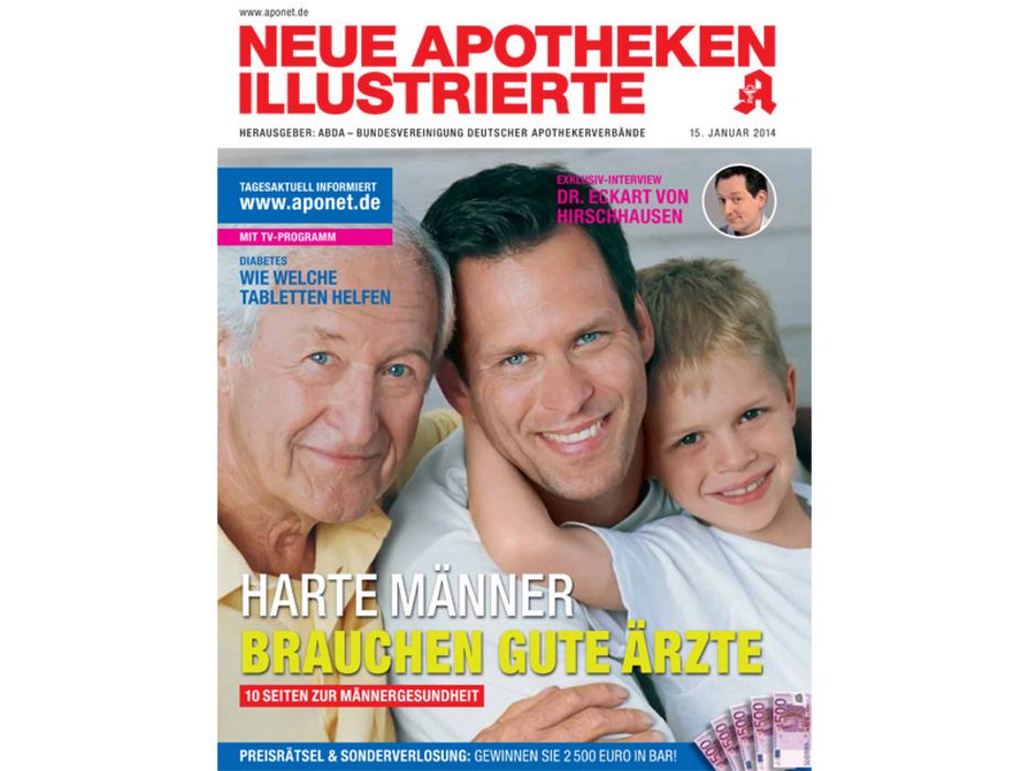 Cover der Neuen Apotheken Illustrierten vom 15. Januar 2014