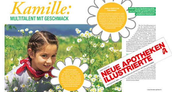 NAI Promo 15.4.2016, Titelbeitrag „Kamille – Multitalent mit Geschmack“