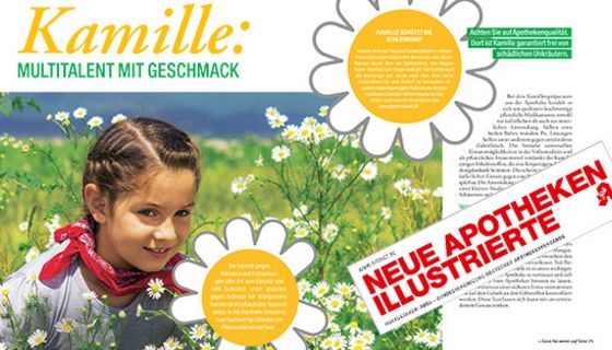 NAI Promo 15.4.2016, Titelbeitrag „Kamille – Multitalent mit Geschmack“
