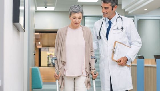 Ein Knochenbruch kann die Gesundheit langfristig beeinträchtigen.