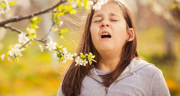 Schüler, die eine Allergie haben, sind in der Heuschnupfen-Zeit schwächer.