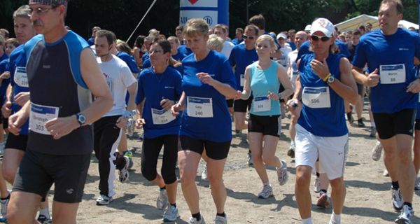 Läufer beim Marathon-Start