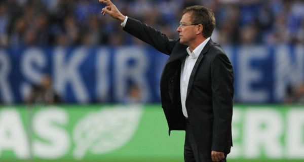 Ralf Rangnick im Fußballstadion