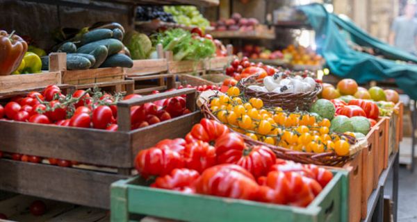 Gemüse zählt zu den Hauptbestandteilen der Mittelmeerkost. 