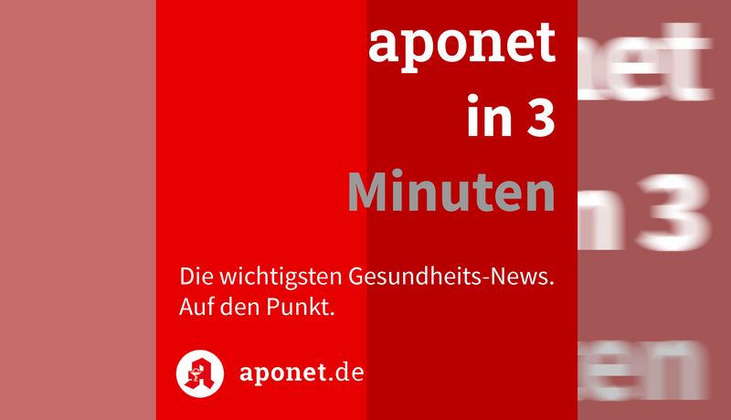 Podcast-Logo "aponet in 3 Minuten"
